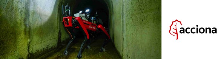 ACCIONA emplea perros robóticos y drones para inspeccionar las redes de saneamiento de Bilbao