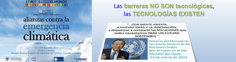 IBSTT participará en el “III Foro Cátedra Hidralia+UGR. Alianzas contra la Emergencia Climática” de la Universidad de Granada