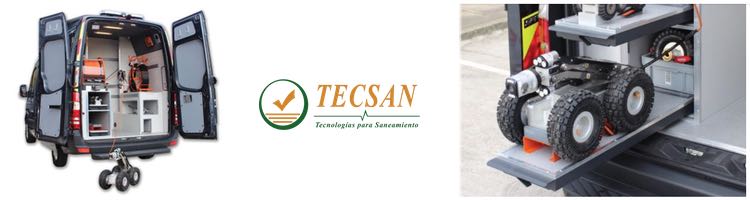 Conoce la Unidad Móvil CCTV Mini-Can para inspección de canalizaciones de Tecsan