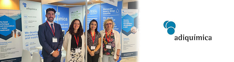 Gran éxito de Adiquimica en el Congreso de la European Desalination Society