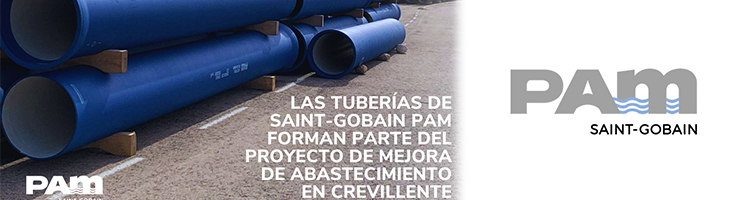 Las tuberías de Saint-Gobain PAM forman parte del proyecto de mejora de abastecimiento en Crevillent (Alicante)
