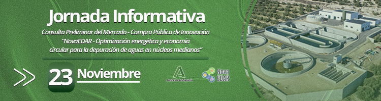 Compra Pública de Innovación "NovaEDAR - Optimización energética y economía circular para la depuración de aguas en núcleos medianos"