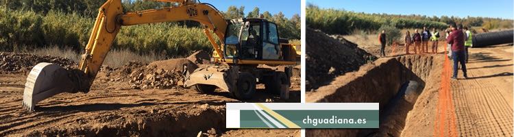 Se inician las obras del nuevo colector de saneamiento para la EDAR de Almendralejo en Badajoz