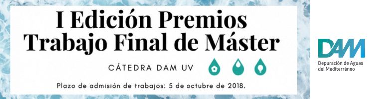 Convocada la I ed. de los premios Cátedra DAM-UV 2018 para trabajos final de Máster