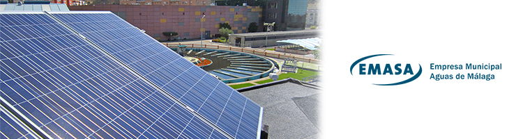 EMASA recibe una ayuda europea para la construcción de una planta fotovoltaica en la ETAP El Atabal de Málaga