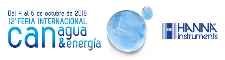 Hanna instruments presentará sus novedades en la 12ª "Feria Internacional Canagua&energía 2018" en