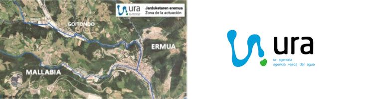 URA licita la redacción del proyecto para conectar las aguas residuales del polígono industrial de Goitondo en Bizkaia
