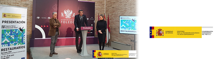 La CH Tajo y el CIREF presentan el "IV Congreso Ibérico de Restauración Fluvial RESTAURARÍOS 2023" en Toledo