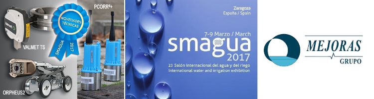 Feria de Zaragoza reconoce 3 productos de Grupo Mejoras como Novedad Técnica en SMAGUA 2017