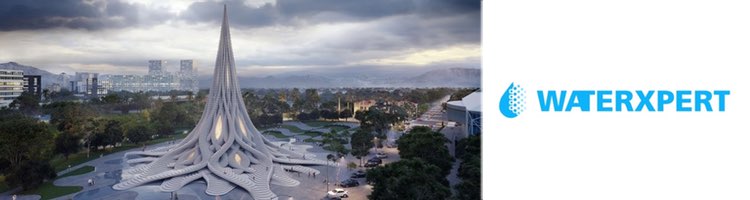 NUDES diseña un concepto imponente de captación de agua de lluvia para San José, California
