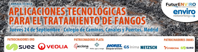 ASAGUA participa en la Jornada Técnica "Aplicaciones Tecnológicas para el Tratamiento de Fangos" que se celebrará en Madrid