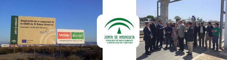 La EDAR de El Bobar de Almería, incrementa su capacidad para atender hasta 321.000 habitantes