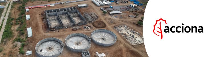 El sistema de tratamiento de aguas residuales de Santa Cruz do Capibaribe en Brasil presenta un grado de avance del 90%