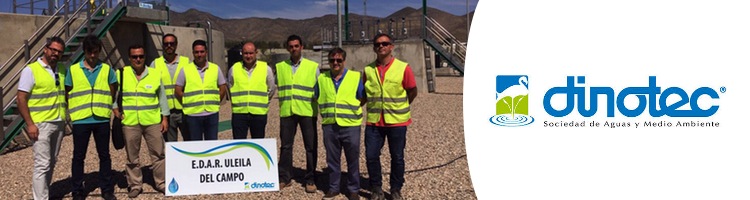 DINOTEC muestra a la Administración Autonómica las obras de la EDAR de Uleila del Campo en Almería