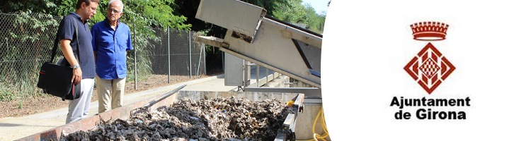 La EDAR de Girona retira cada mes 7'5 toneladas de toallitas húmedas y otros desechos no solubles