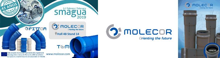 Molecor participará en la nueva edición de SMAGUA en Zaragoza