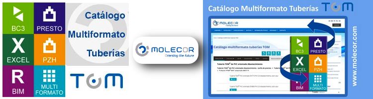 MOLECOR presenta novedades en su Catálogo Multiformato de Tuberías TOM®