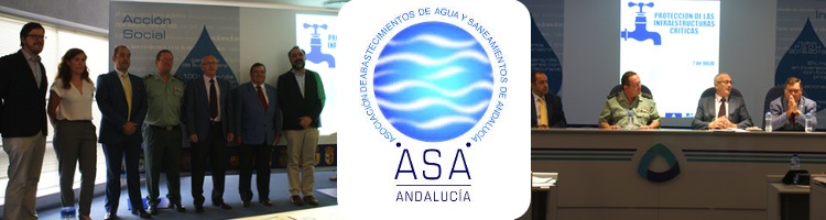 ASA-Andalucía organiza una jornada sobre "Prevención y Medidas de Protección en Infraestructuras Críticas en el Sector del Agua"