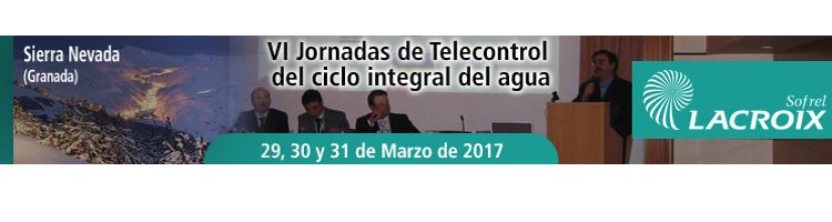 Sofrel España patrocina las “VI Jornadas Técnicas de Telecontrol en el ciclo integral del Agua” a celebrar en Granada