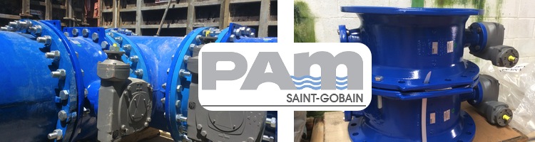 SAINT-GOBAIN PAM instala válvulas de mariposa biexcéntricas motorizables en el ramal de San Cristóbal y Montealto en Cádiz