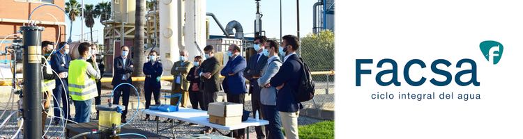 Enagás se interesa por la planta piloto de enriquecimiento de biogás de Facsa y Trovant Technology de la EDAR de Castelló