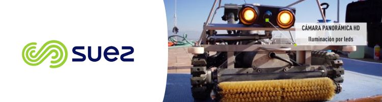 SUEZ Spain realiza pruebas con robots para la limpieza de depósitos de agua