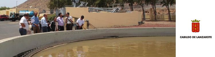 Perú se interesa por el sistema de depuración de aguas residuales de Lanzarote