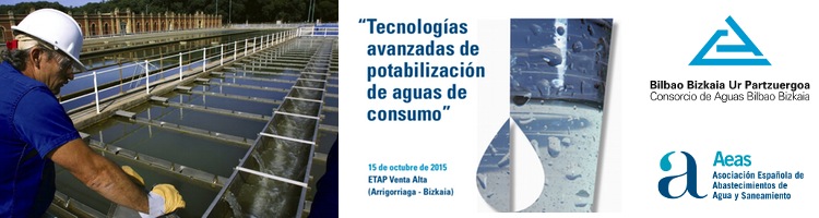 El Consorcio Bilbao Bizkaia reunirá a más de un centenar de expertos en una jornada sobre tecnologías avanzadas  de potabilización de aguas