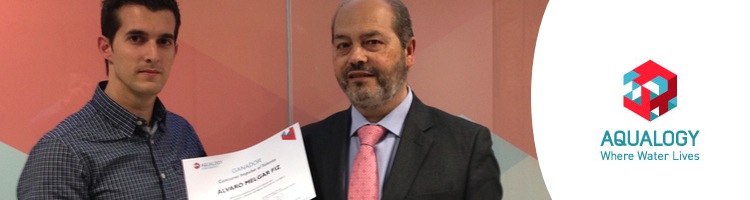 Álvaro Melgar, ganador del concurso IMPULSO AL TALENTO organizado por AQUALOGY