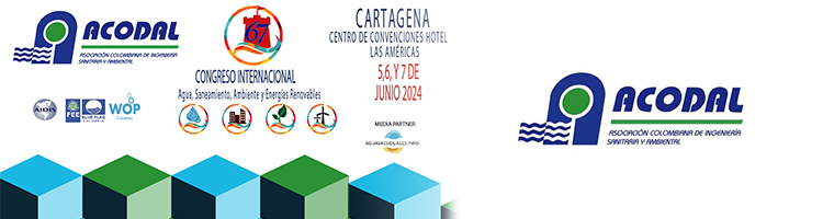ACODAL del 05 al 07 de junio celebra el "67° Congreso Internacional Agua, Saneamiento, Ambiente, y Energías Renovables"