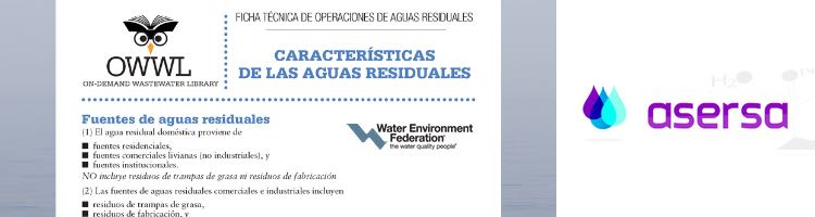 WEF ofrece de forma gratuita las fichas resumen de su "Manual sobre fundamentos del tratamiento de aguas residuales"