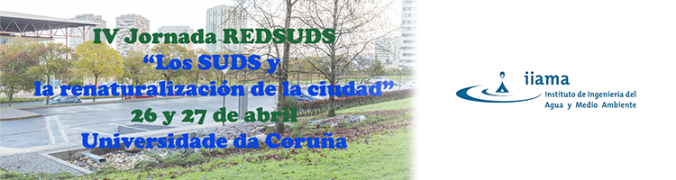 La jornada REDSUDS 2023 abordará el potencial de los SUDS para la renaturalización de las ciudades