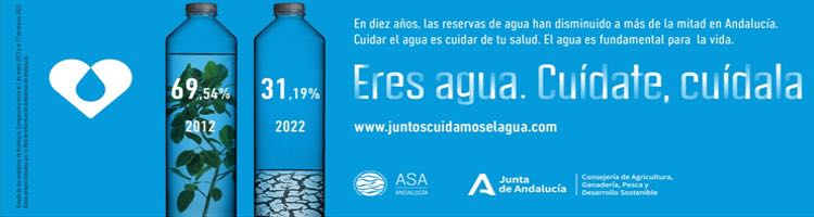 ASA Andalucía y la Junta lanzan la campaña de concienciación: "Eres agua. Cuídate. Cuídala"