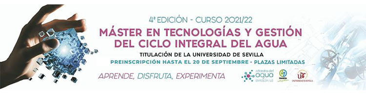Abierto el plazo de preinscripción del Máster en Tecnologías y Gestión del Ciclo Integral del Agua de la Universidad de Sevilla y EMASESA