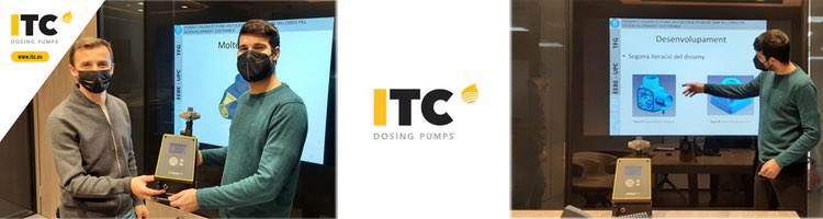 ITC desarrolla nuevos accesorios para sus equipos de dosificación gracias a la colaboración de proyectos final de grado