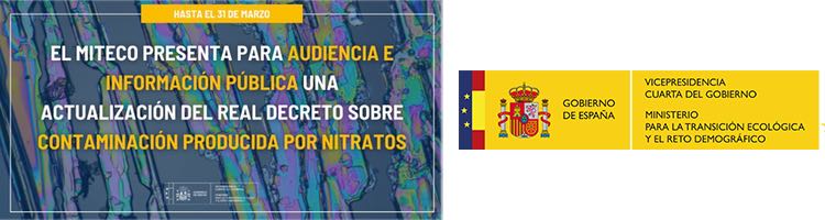 El MITECO presenta una actualización del Real Decreto sobre contaminación producida por nitratos