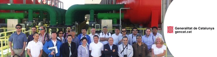 Una delegación chilena se interesa por conocer la gestión del agua en Cataluña y visita diversas infraestructuras hidráulicas