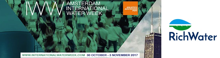 BIOAZUL presentará en Amsterdam en la AIWW el proyecto RichWater sobre reutilización de aguas residuales