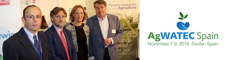 Arranca AgWATEC 2016, el "I Salón Internacional en Tecnología de Agua y Agricultura de Andalucía"