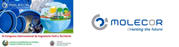 MOLECOR patrocinador del "III Congreso Internacional de Ingeniería Civil y Territorio. Galicia-Norte de Portugal"