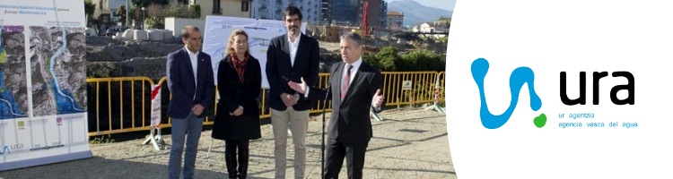 El lehendakari del País Vasco visita las obras de defensa ante inundaciones del barrio donostiarra de Martutene