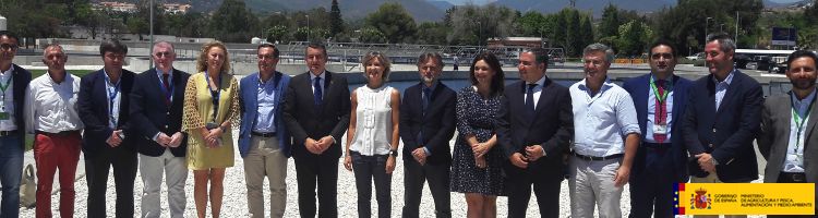 Tejerina inaugura la ampliación de la EDAR de Guadalmansa-Estepona en Málaga tras 35 M€ de inversión