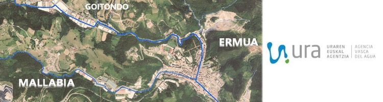 A licitación las obras de saneamiento de los municipios de Mallabia y Ermua para el tramo Goitondo-Ermua en el País Vasco