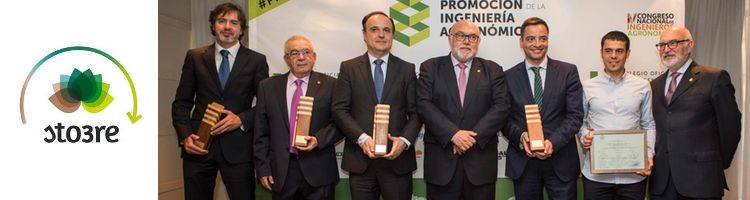 El Colegio de Ingenieros Agrónomos de Levante premia al proyecto LIFE STO3RE promovido por FACSA