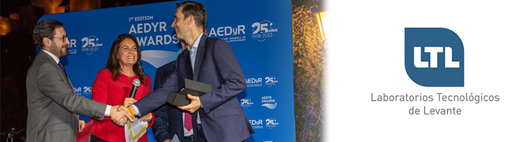 LTL recibe el primer premio de Innovación en la primera edición de los AEDyR Awards
