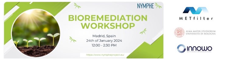 Los socios del proyecto Nymphe organizan un "Taller de Biorremediación" el 24 de enero en Madrid