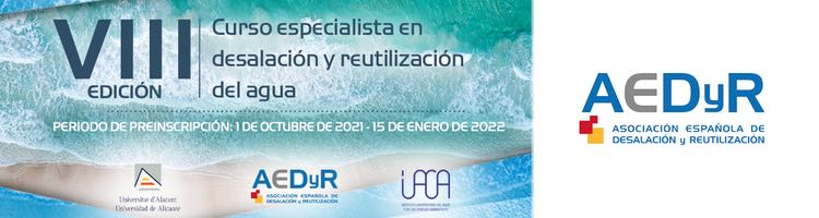 AEDyR presenta la primera y única titulación universitaria para especializarse en desalación y reutilización del agua