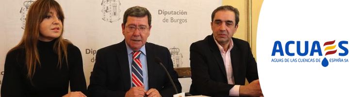 ACUAES firma un convenio con la Diputación para ampliar el abastecimiento de 23 municipios de la Vecindad de Burgos