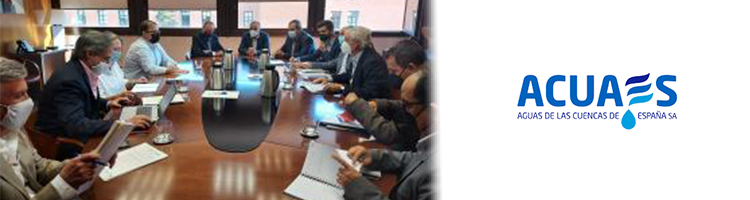 Reunida en Madrid la Comisión de Seguimiento (ACUAES/Comunidad de Regantes) para la explotación del Embalse de San Salvador en Huesca