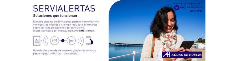 Aguas de Huelva lanza un sistema multimedia para mantener informado al usuario del estado de su suministro